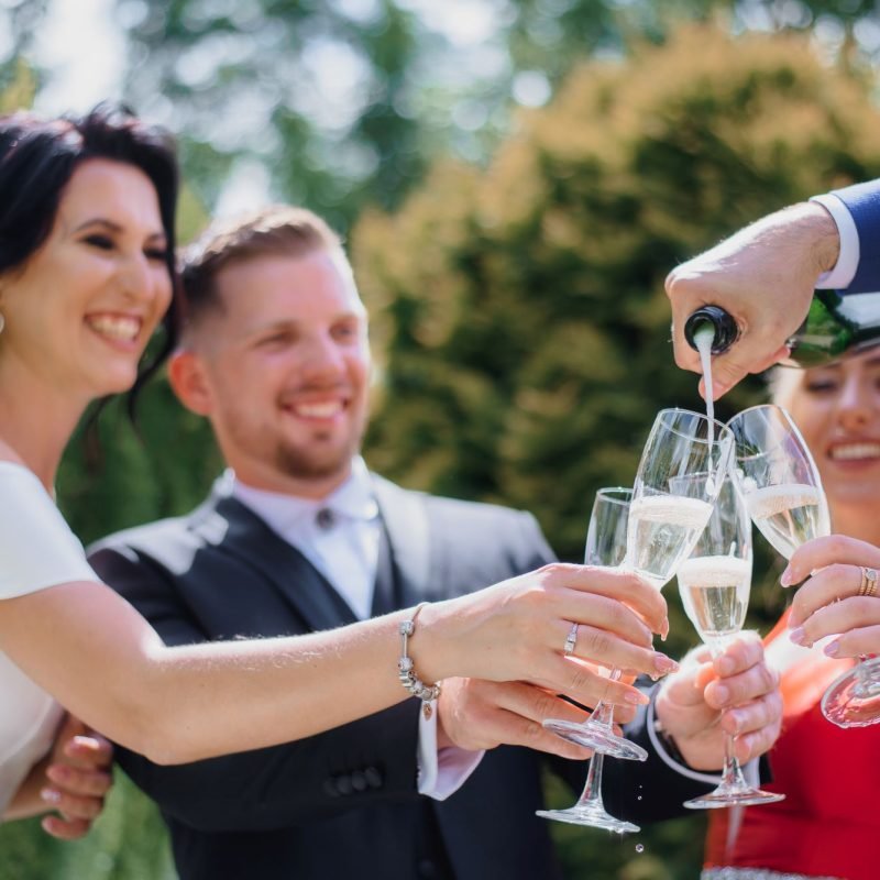 Wedding Event With Wines